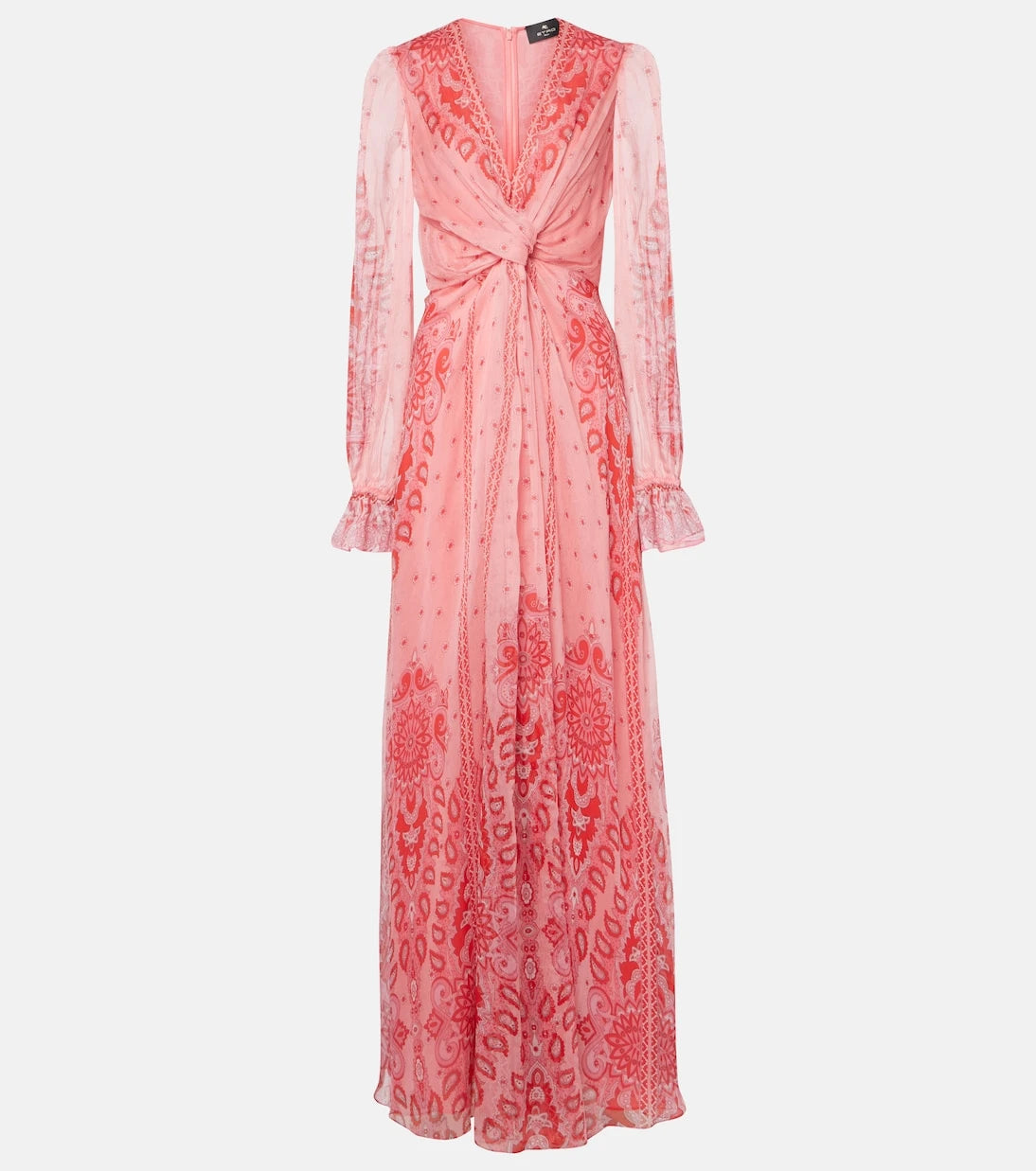 Etro - Printed silk gown