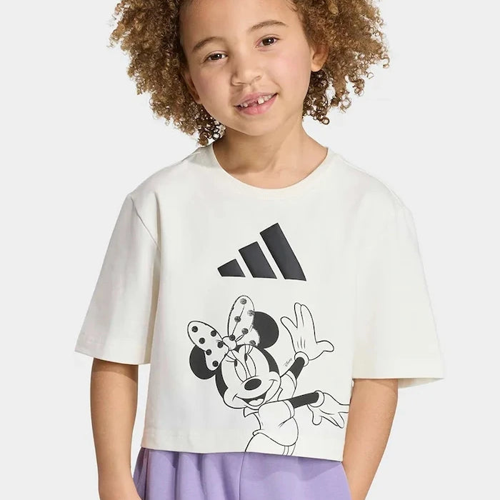 adidas çocuk pamuklu elastanlı tişört DISNEY MINNIE MOUSE