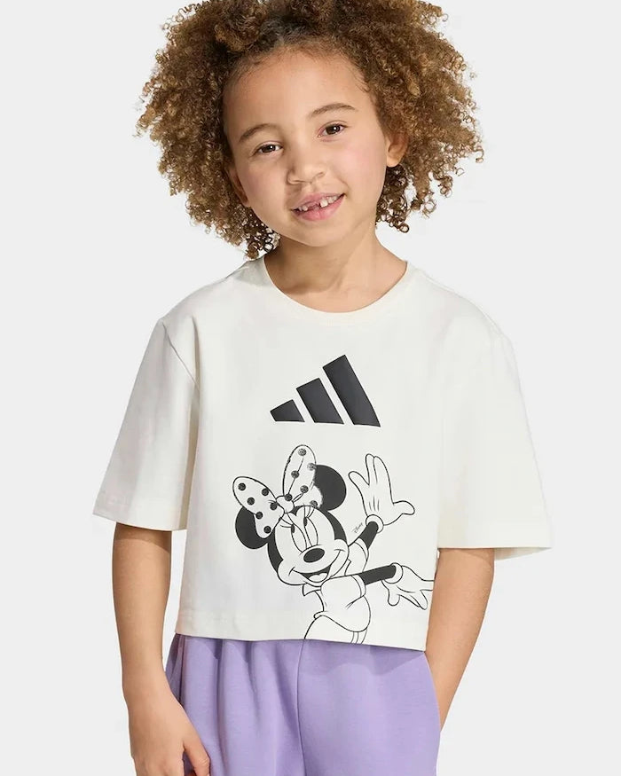 adidas çocuk pamuklu elastanlı tişört DISNEY MINNIE MOUSE