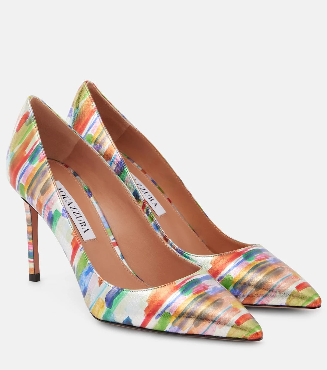 Aquazzura - Purist 85 leather pumps