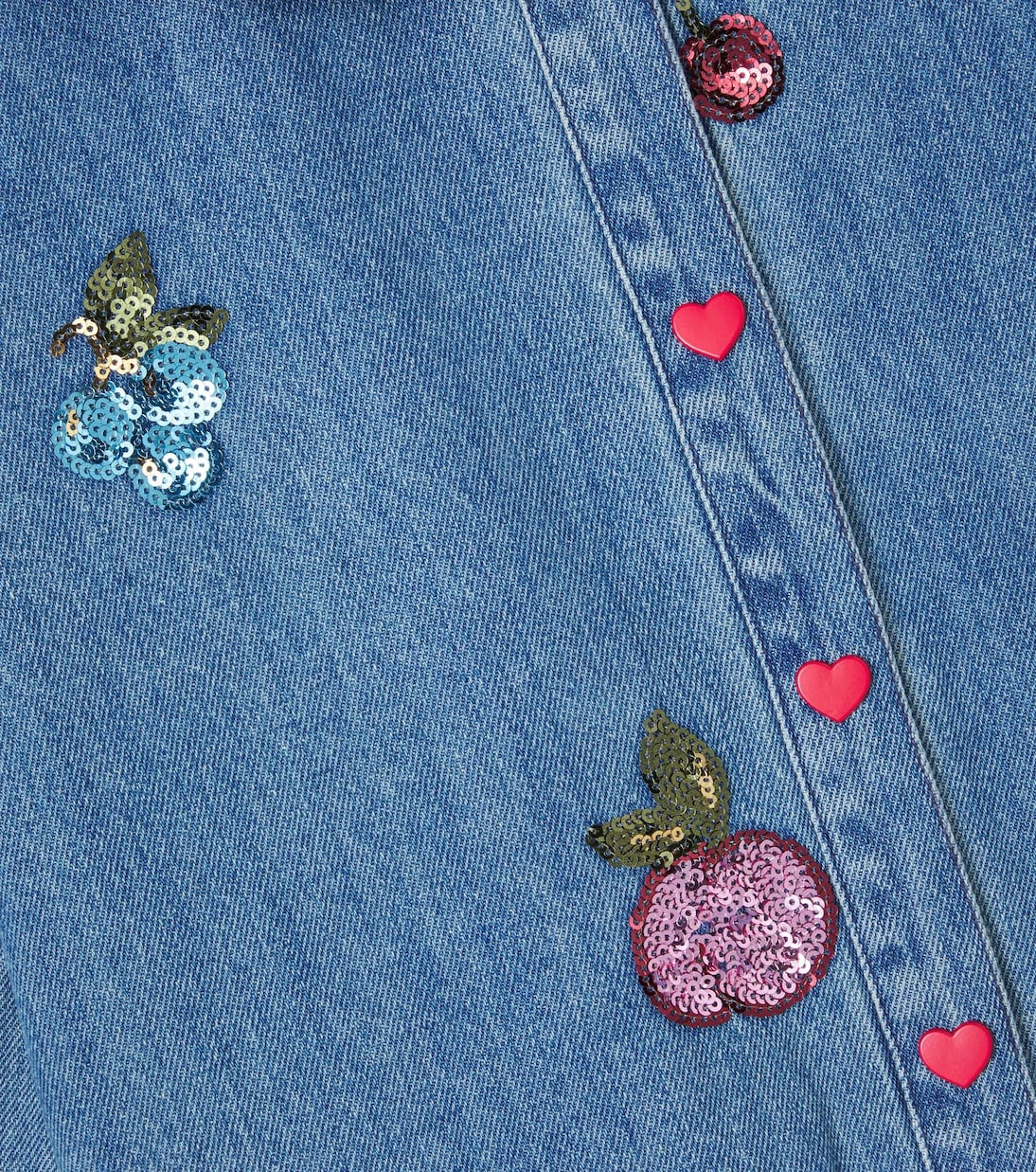 Konges Sløjd - Magot sequined denim shirt