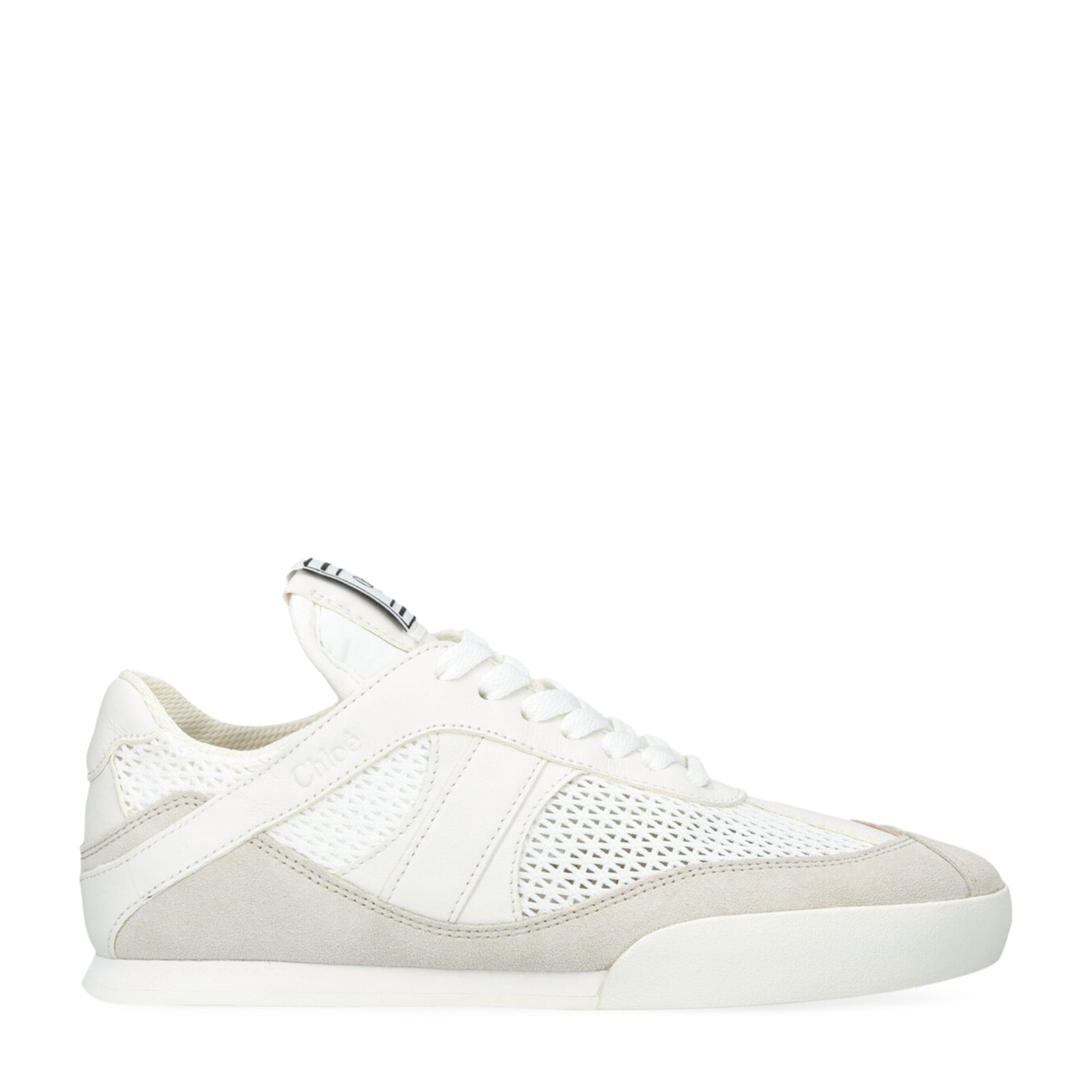 White Leather Kick Sneakers