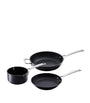 Toughened Non-Stick Pan (Set Of 3)