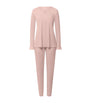 Nude Cotton-Blend Claire Pyjama Set