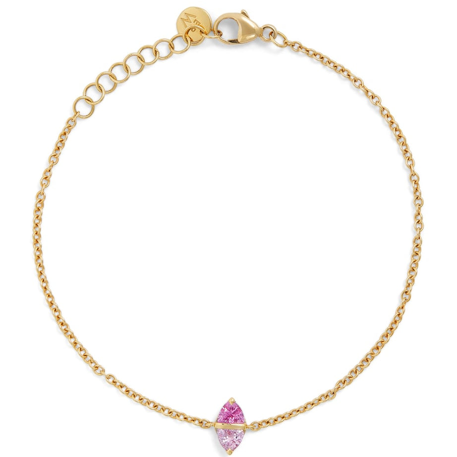 Yellow Gold and Sapphire Tilly Bracelet