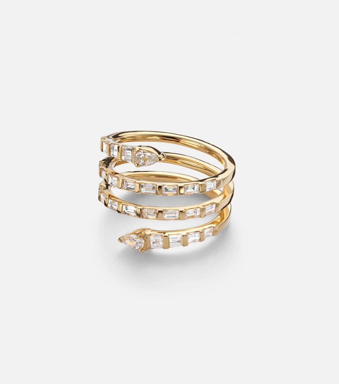 Shay Jewelry - خاتم ذهب عيار 18 قيراطًا مرصع بالألماس