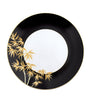 Meissen Large Porcelain Golden Bamboo Dinner Plate (30cm)