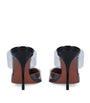 Alaïa Black Patent Leather Le Coeur Mules 90