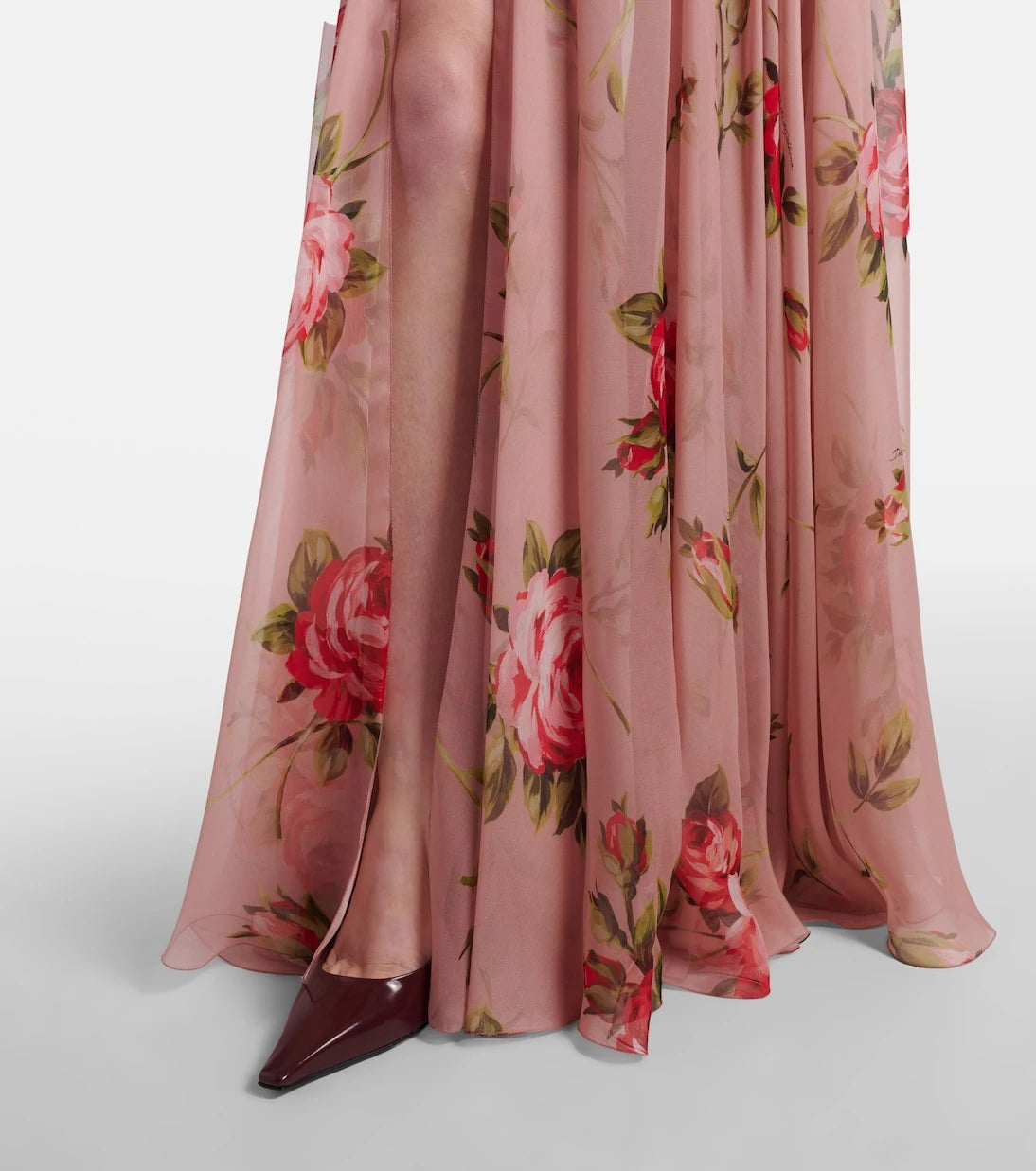 Dolce&Gabbana - Floral silk chiffon gown