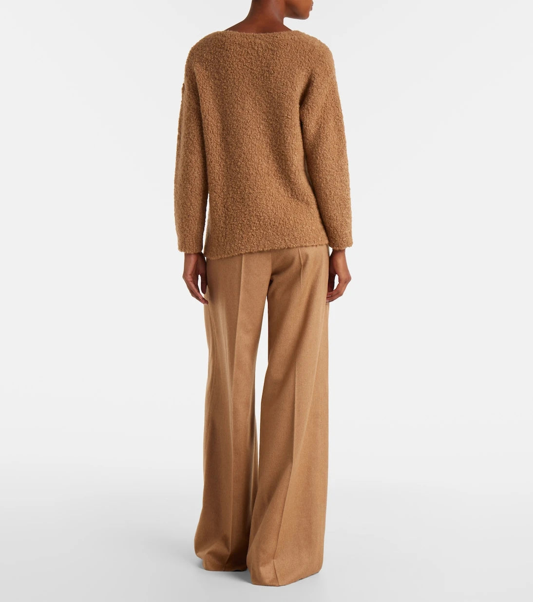 Max Mara - Pantera camel hair and silk sweater