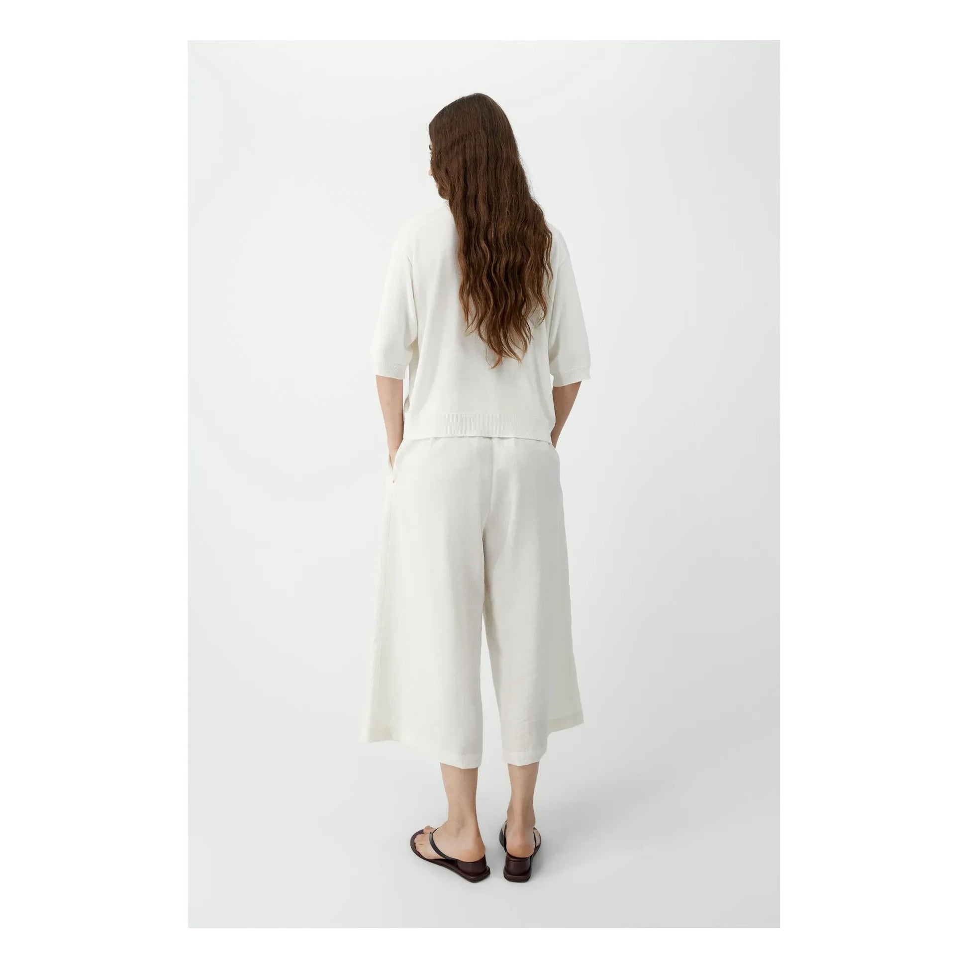 Cordera - Knit Polo | White