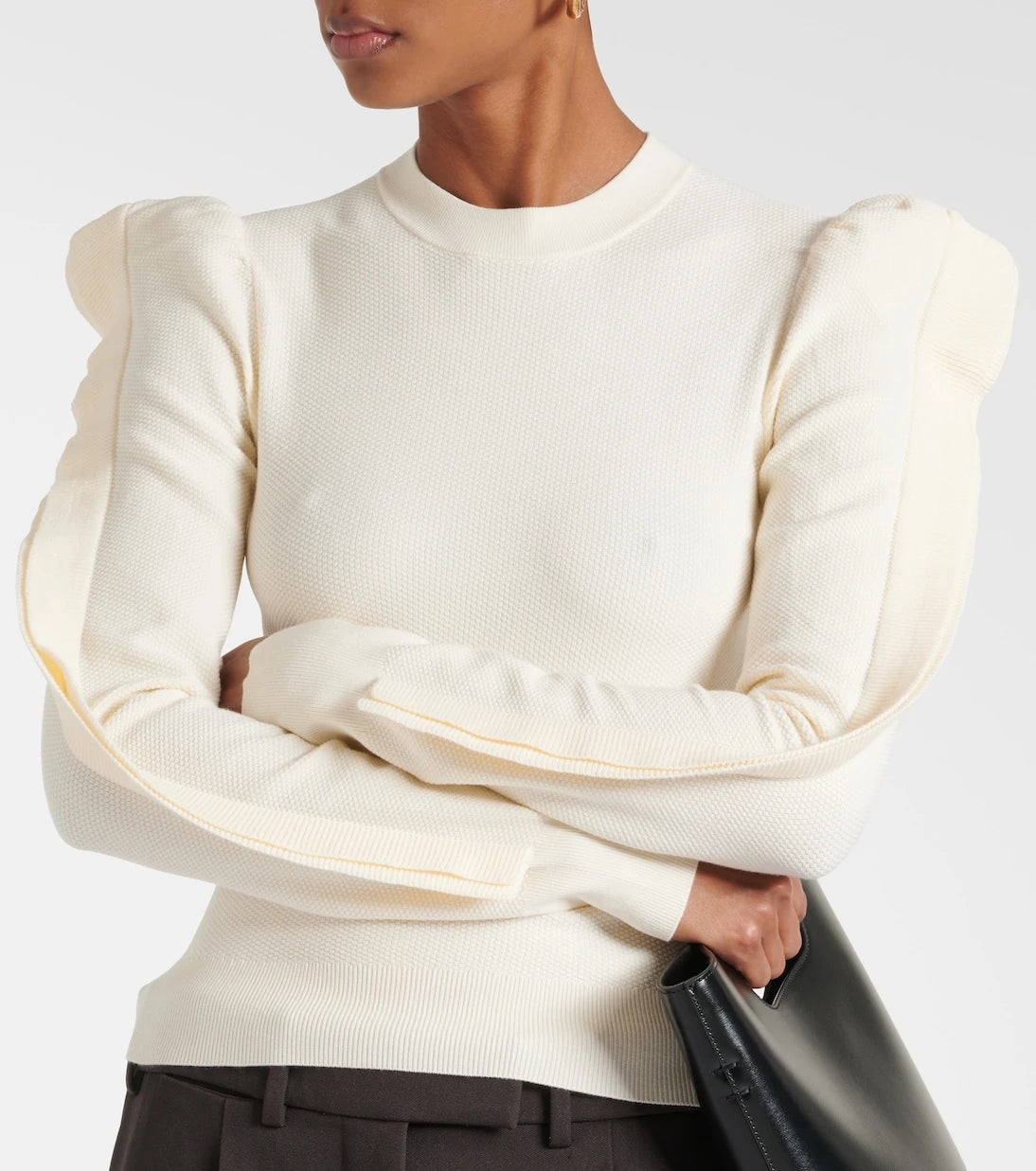 Max Mara - Genero ruffled jersey sweater