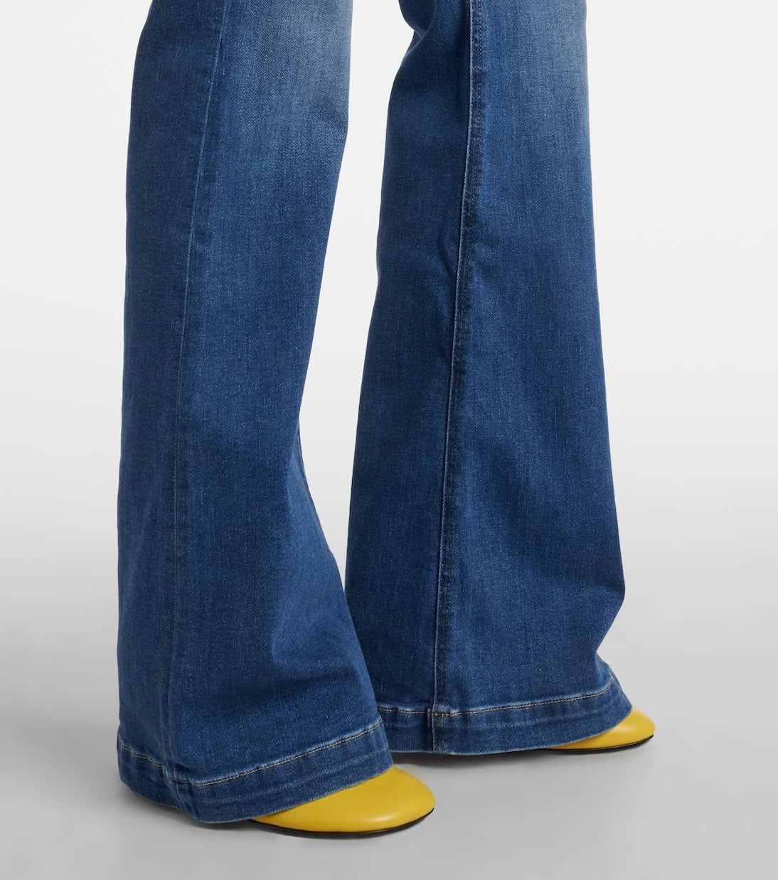 AG Jeans - بنطلون جينز تروبيا واسع بخصر مرتفع