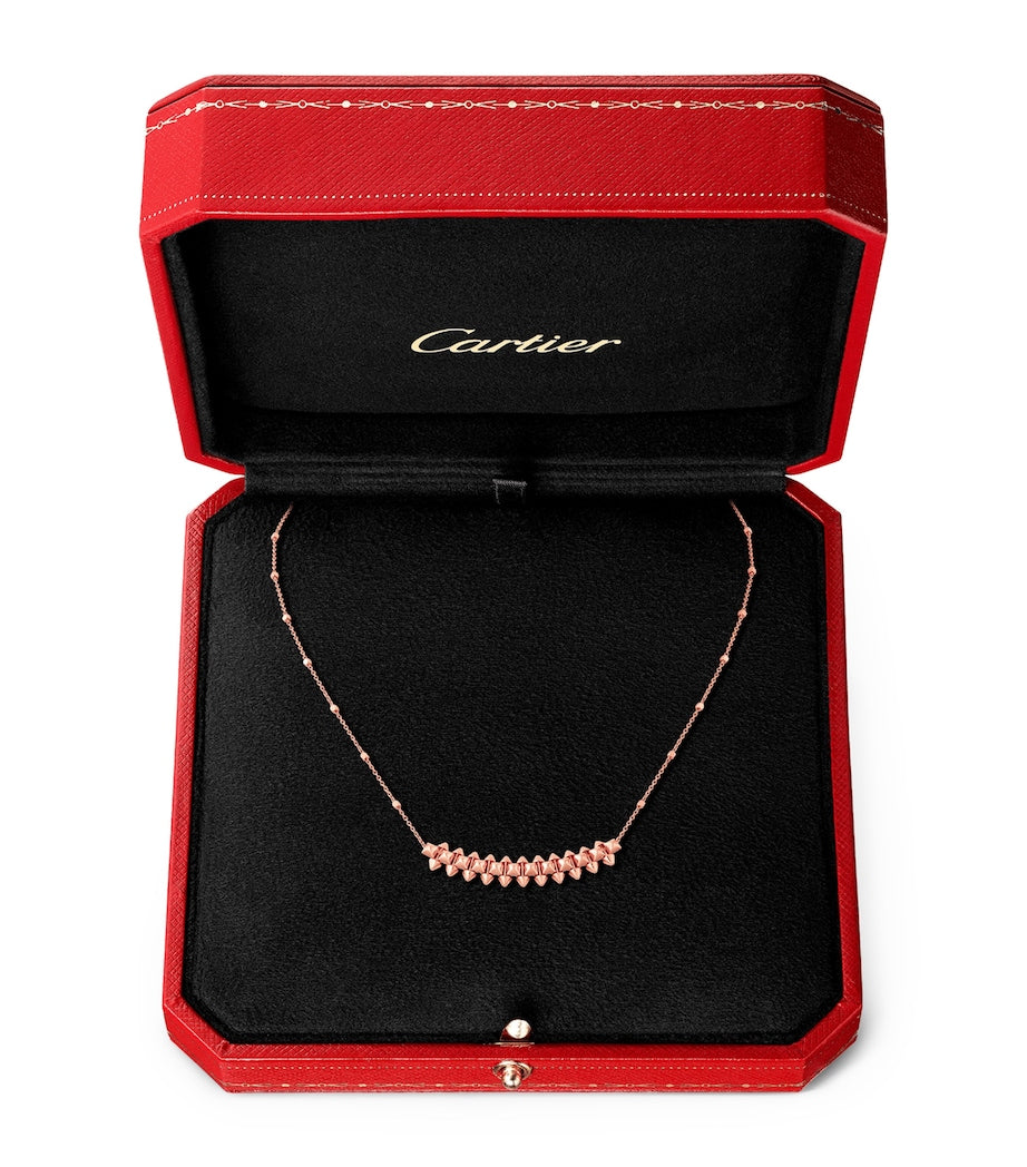 Medium Rose Gold Clash de Cartier Necklace