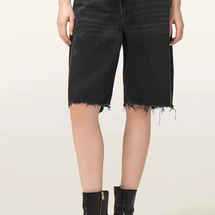 AllSaints Kadın Denim Kısa Şort AKI