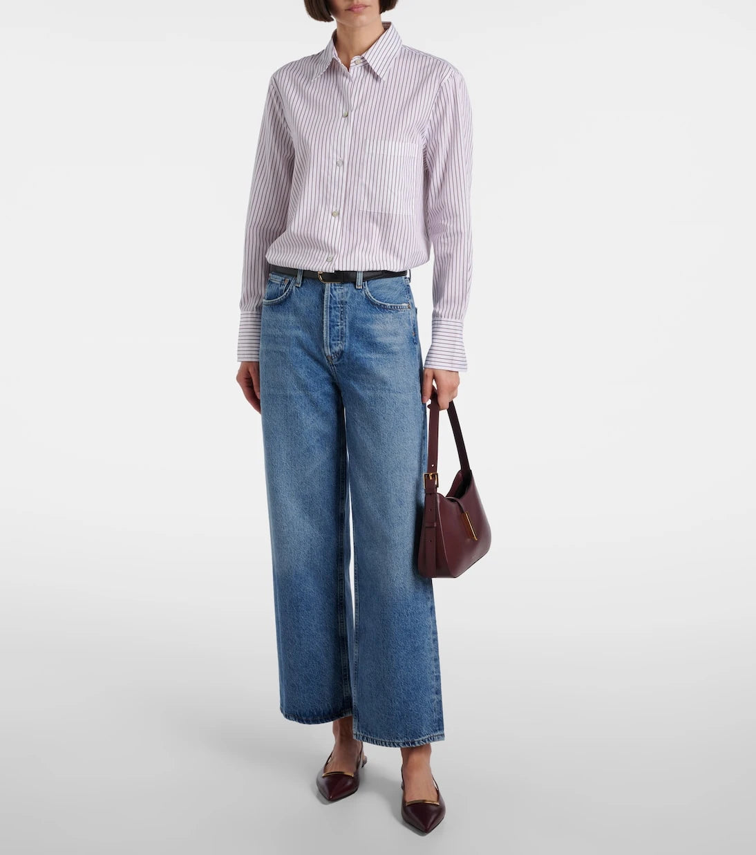 Tod's - Barretta leather slingback flats