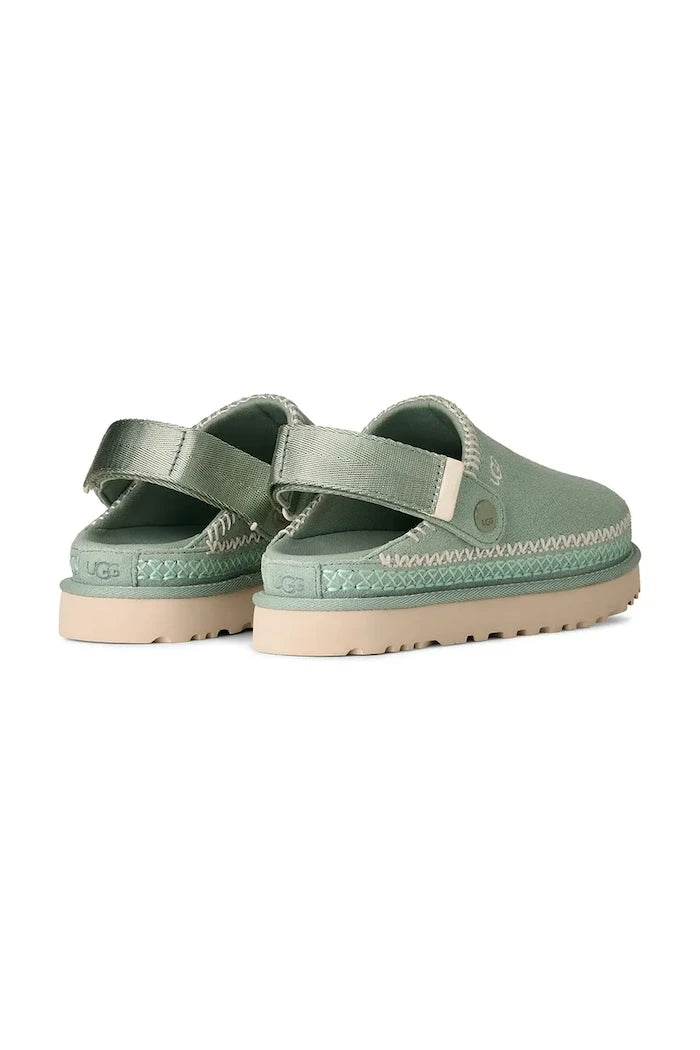 Велурени чехли UGG W Goldenstar Meadow Accent Clog