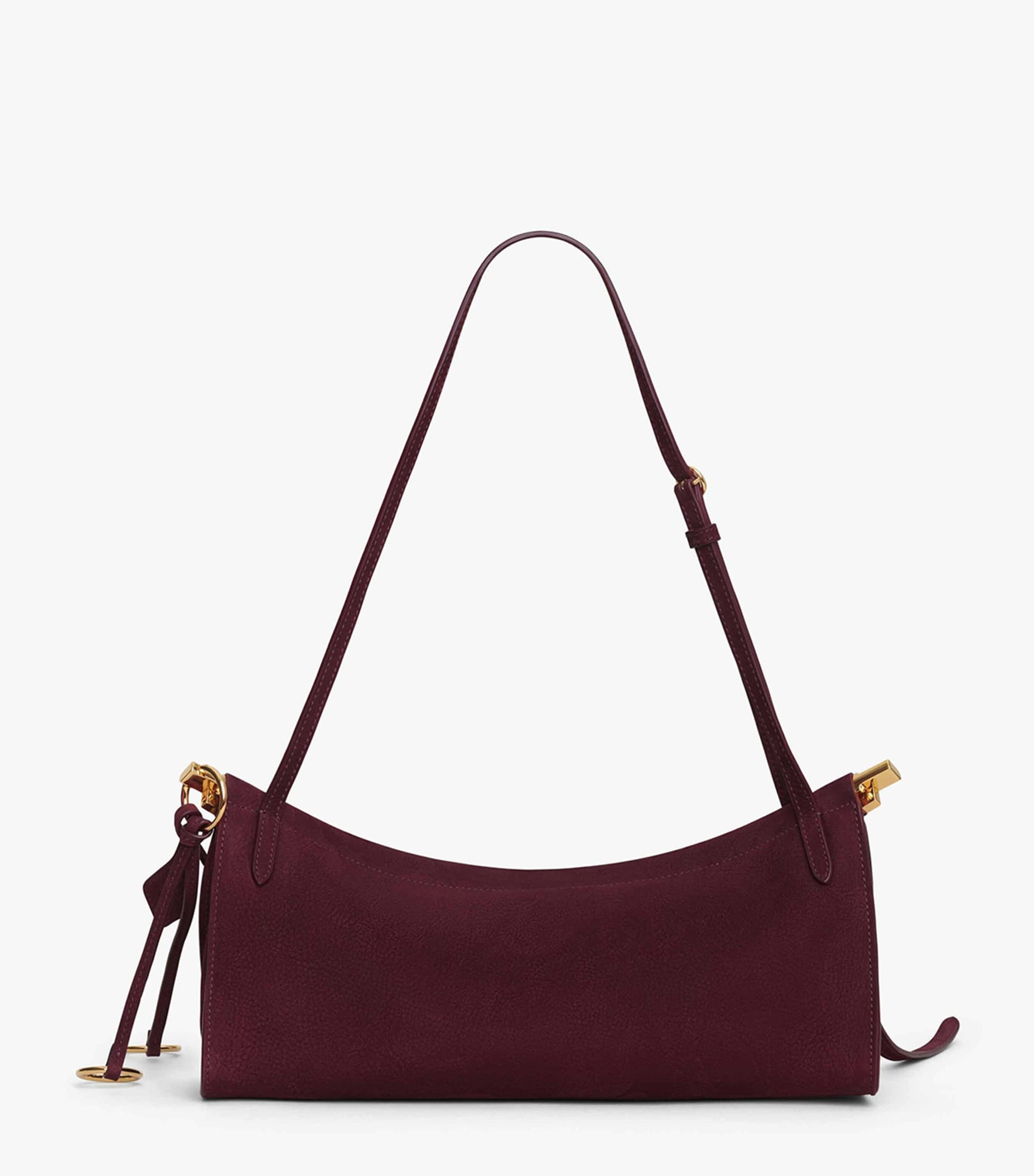 Medium Leather Le Click East West Shoulder Bag