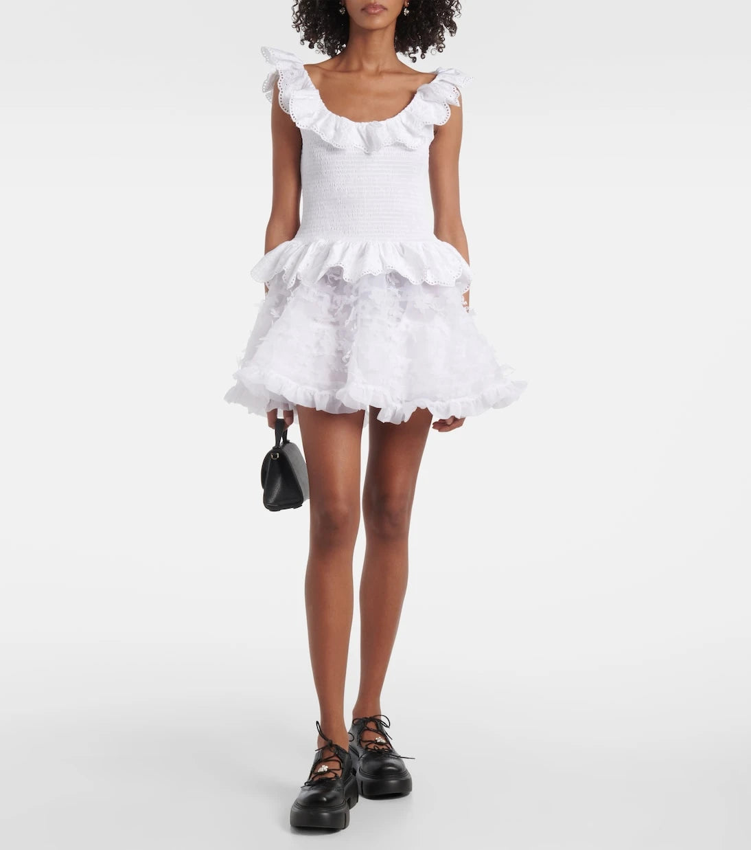 Susan Fang - Ruffled miniskirt