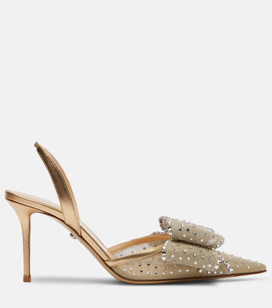 Mach & Mach - Le Cadeau 85 mesh slingback pumps
