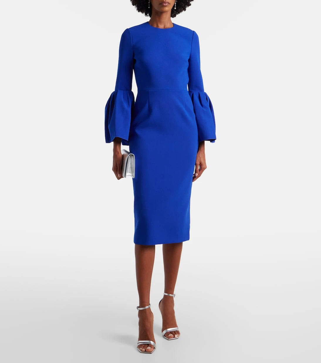 Roksanda - Margot crêpe midi dress