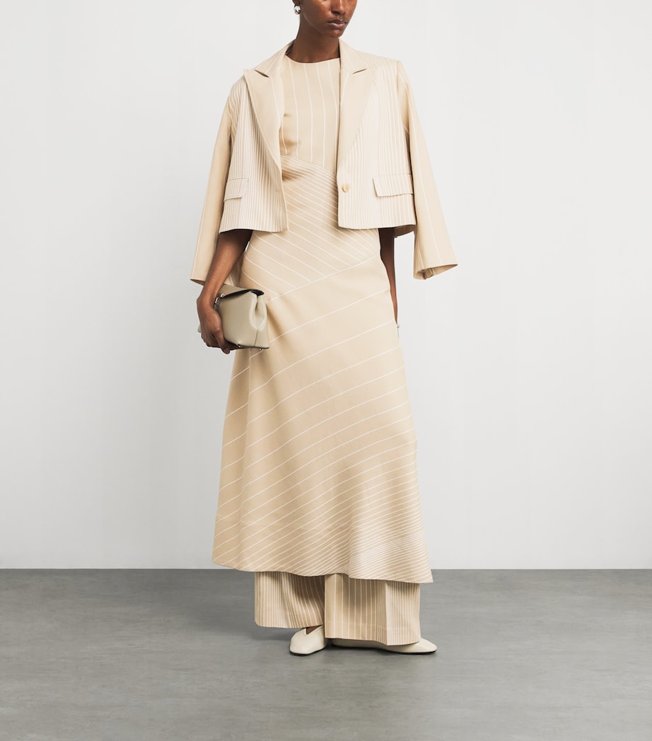 Embroidered Stripe Maryse Maxi Dress