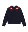 Dolce & Gabbana Kids Virgin Wool-Blend Crochet Trim Cardigan (8-12 Years)