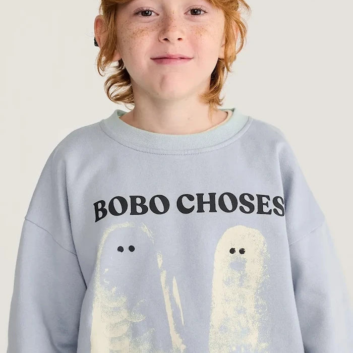 Bobo Choses Çocuk Pamuklu Sweatshirt Booty Ghosts
