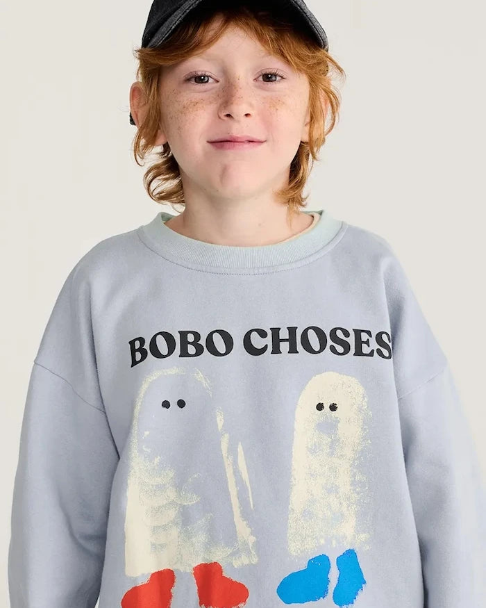 Bobo Choses Çocuk Pamuklu Sweatshirt Booty Ghosts