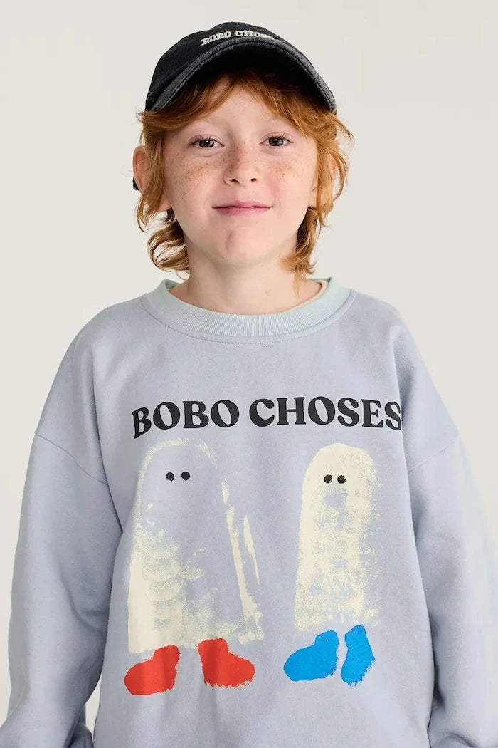 Bobo Choses Çocuk Pamuklu Sweatshirt Booty Ghosts