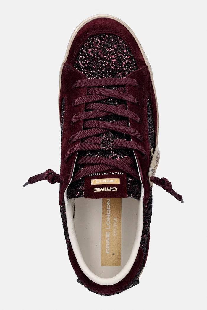 Crime London SK8 DELUXE kadın süet sneaker