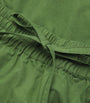 Matteau Green Organic Cotton Drawstring Shorts