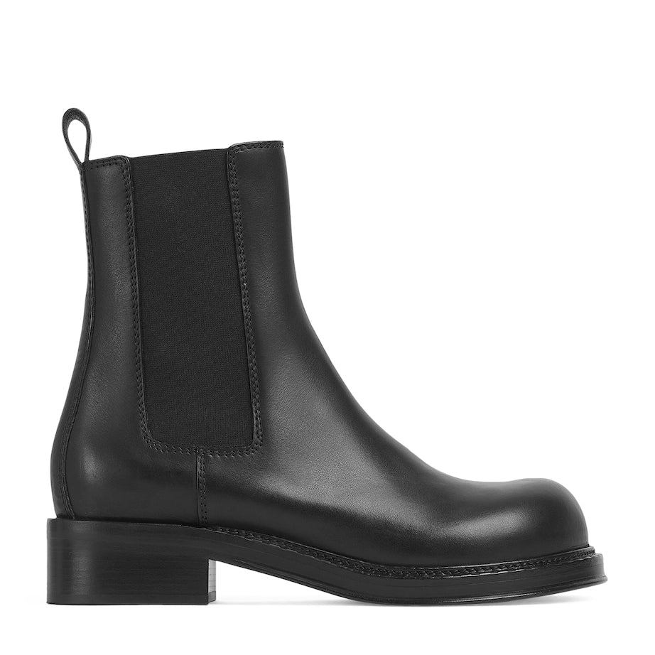 Bottega Veneta Black Leather Cliff Chelsea Boots