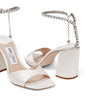 Ivory Saeda 85 Satin Sandals