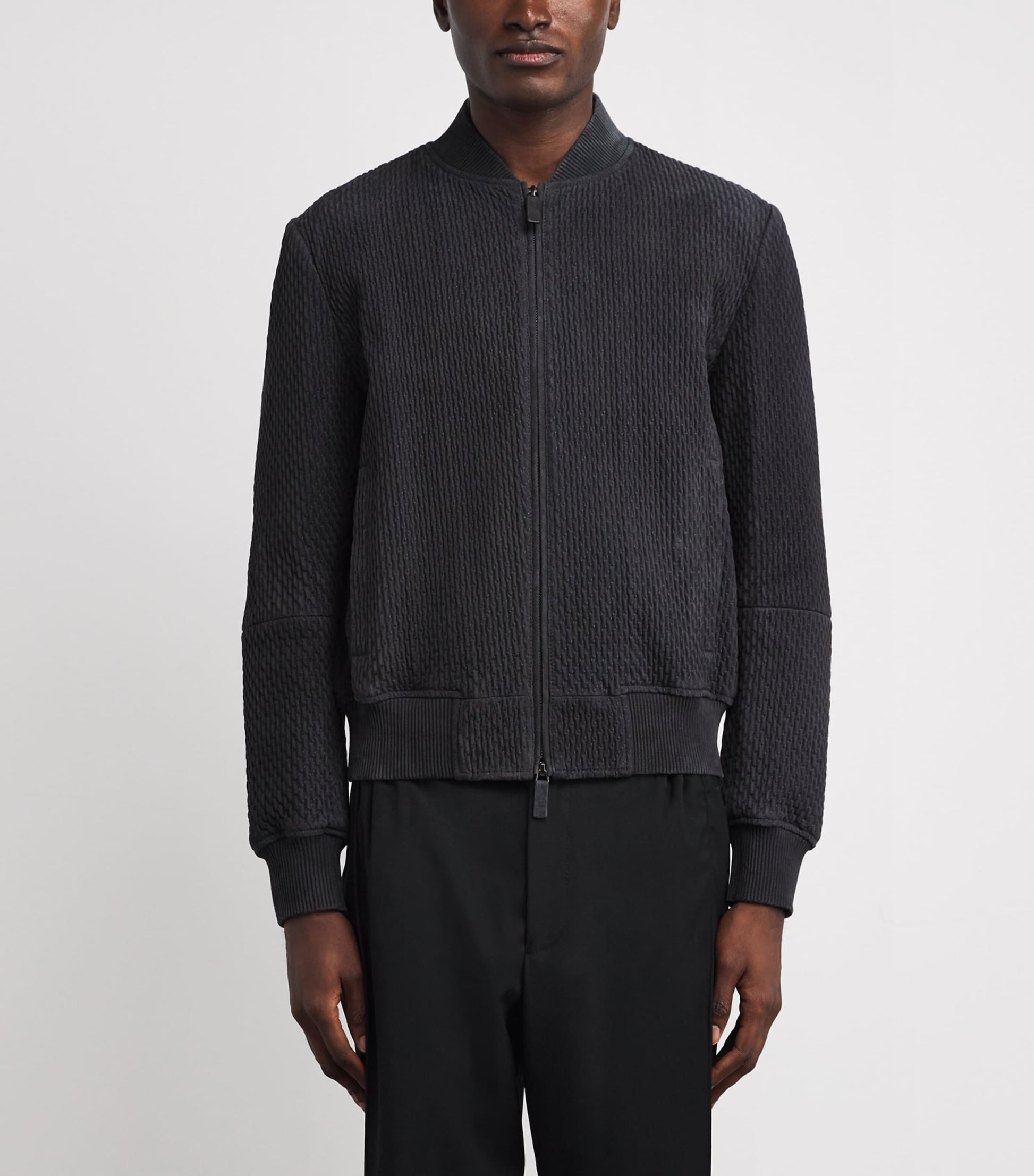 Black Goat Suede Jacket