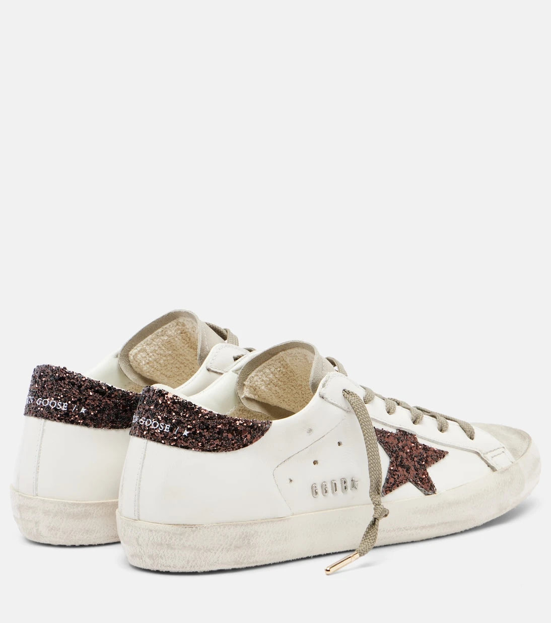 Golden Goose - Super Star glitter leather sneakers