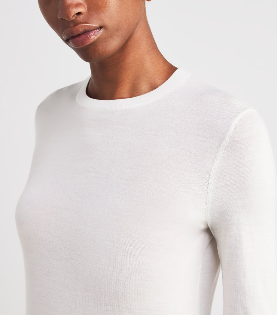 White Wool Sweater