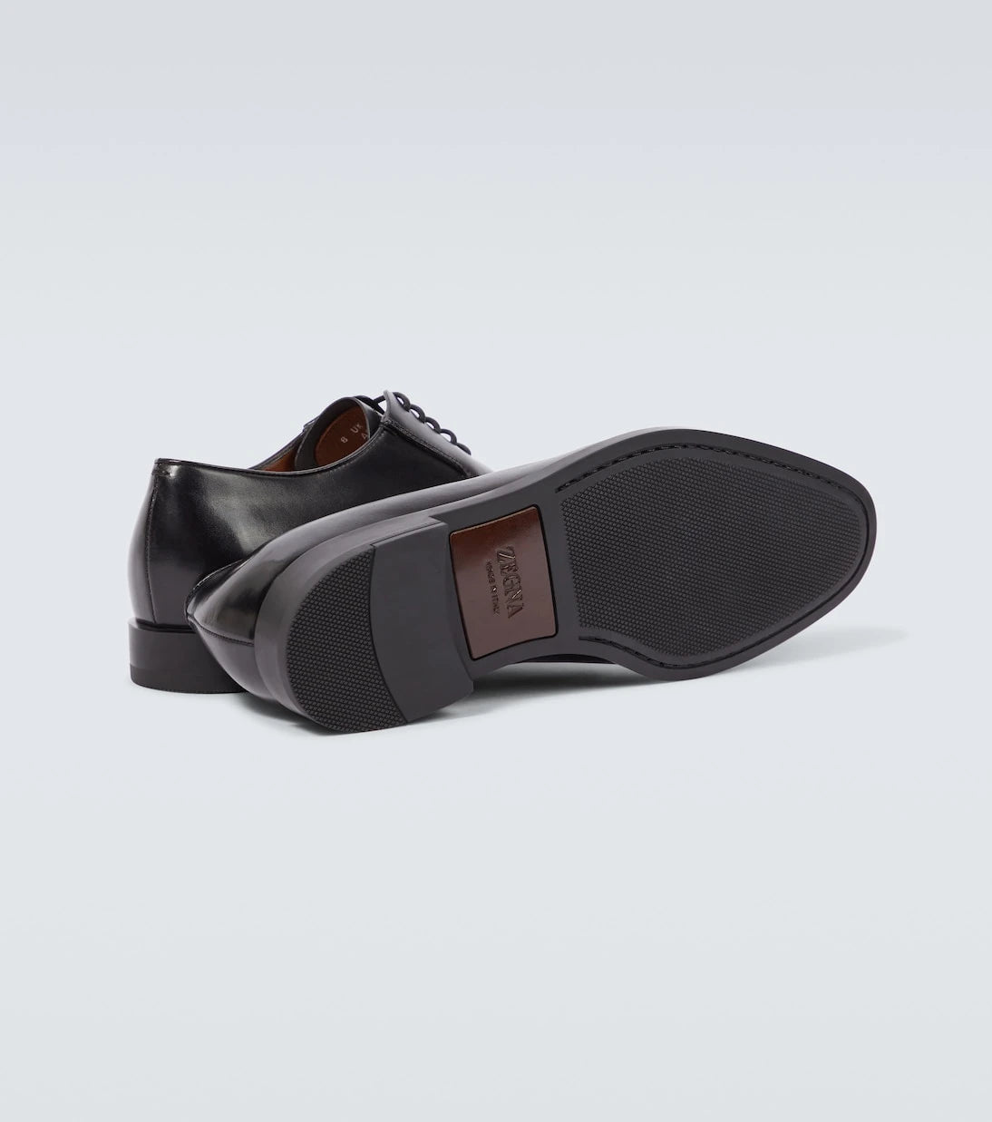 Zegna - حذاء ديربي كلاسيك فليكس الجلدي الجديد