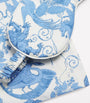 Blue Cotton Menagerie Print Sleep Mask