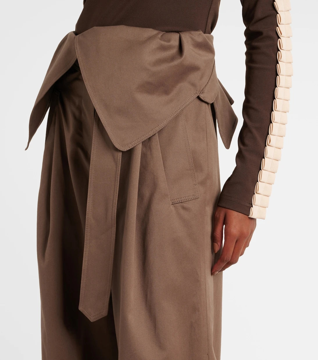 JW Anderson - Cotton twill wide-leg pants