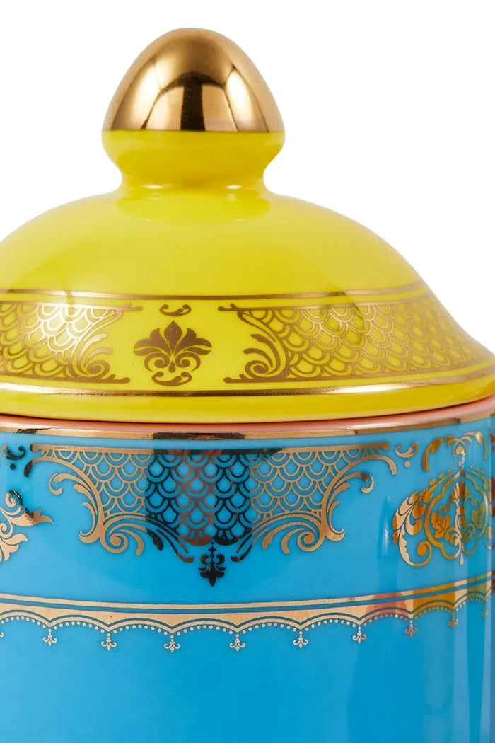 POLSPOTTEN Sırlı Porselenden Saklama Kabı 9 x 14 cm
