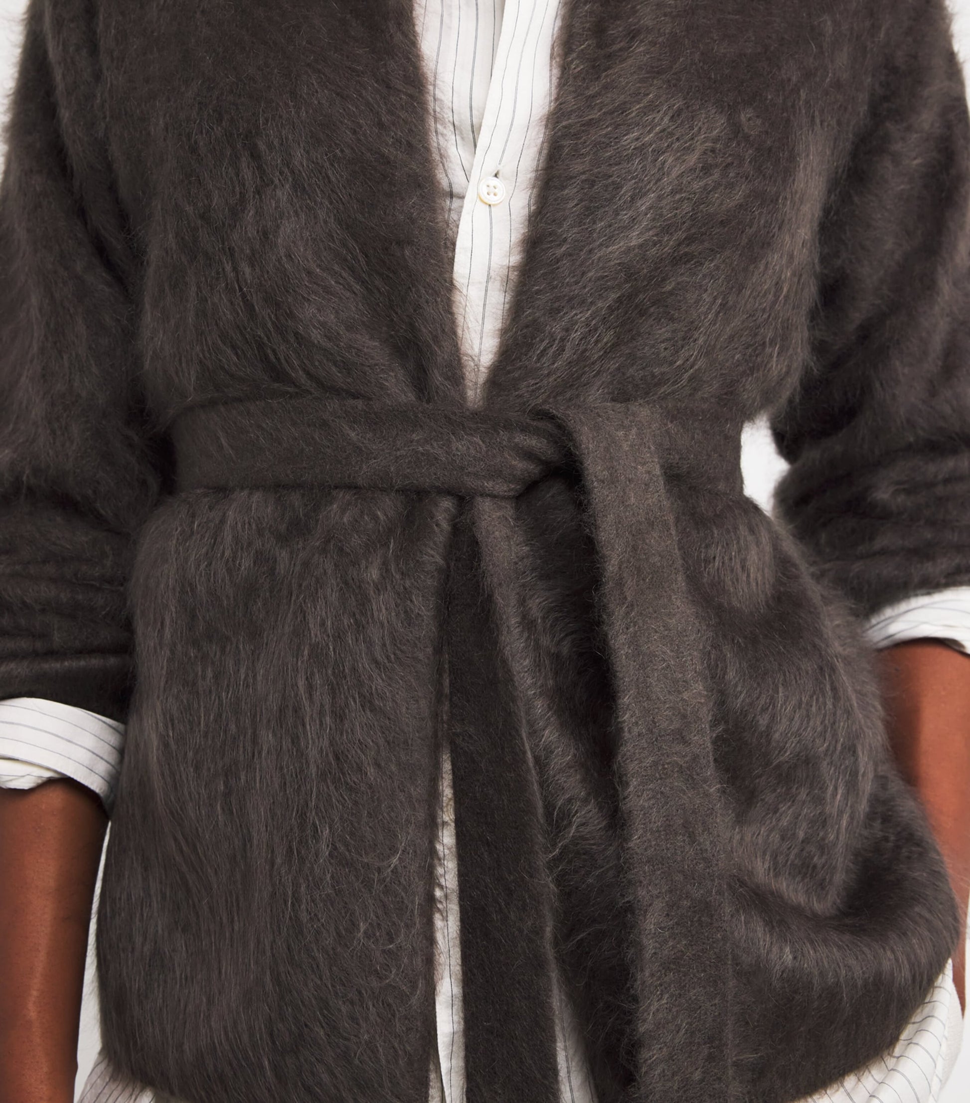 Cashmere Aria Cardigan CHOCOLATE