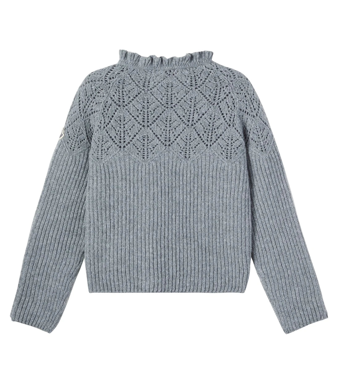 Moncler Enfant - Ribbed-knit virgin wool sweater