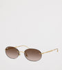 0RB3707 Metal Oval Sunglasses