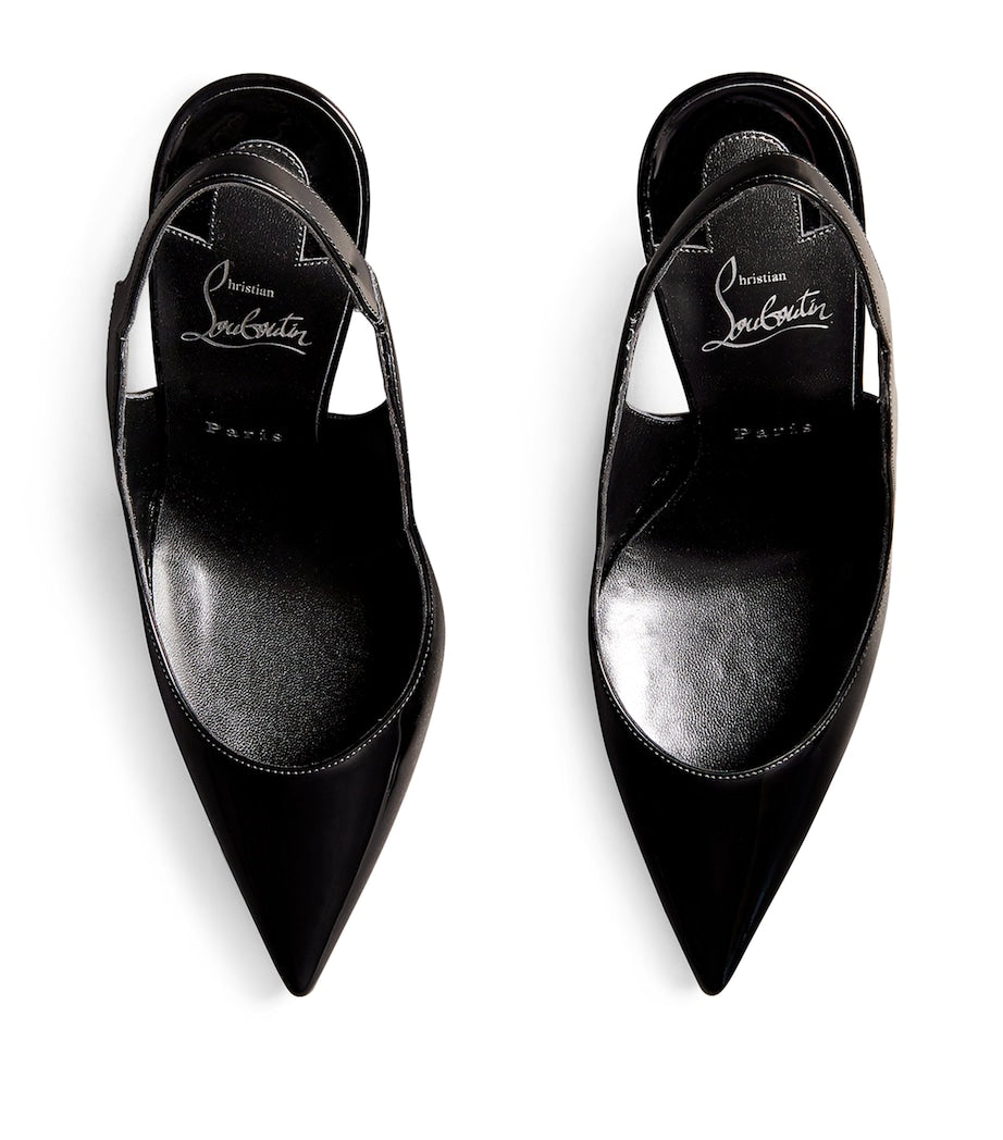 Christian Louboutin Hot Chick Sling Patent Slingback Pumps 100