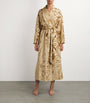 Gold Jacquard Liquid Velvet Robe