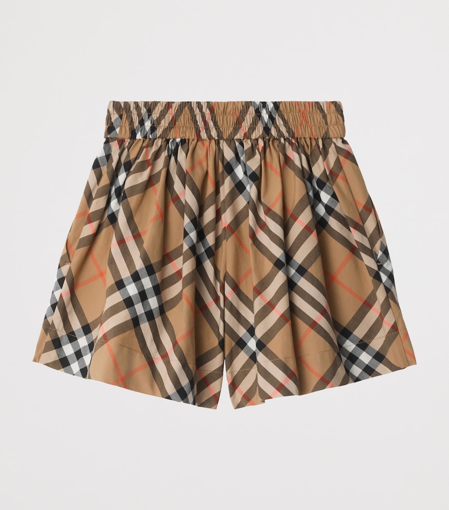 Burberry Kids Cotton Check Shorts (3-12 Years)