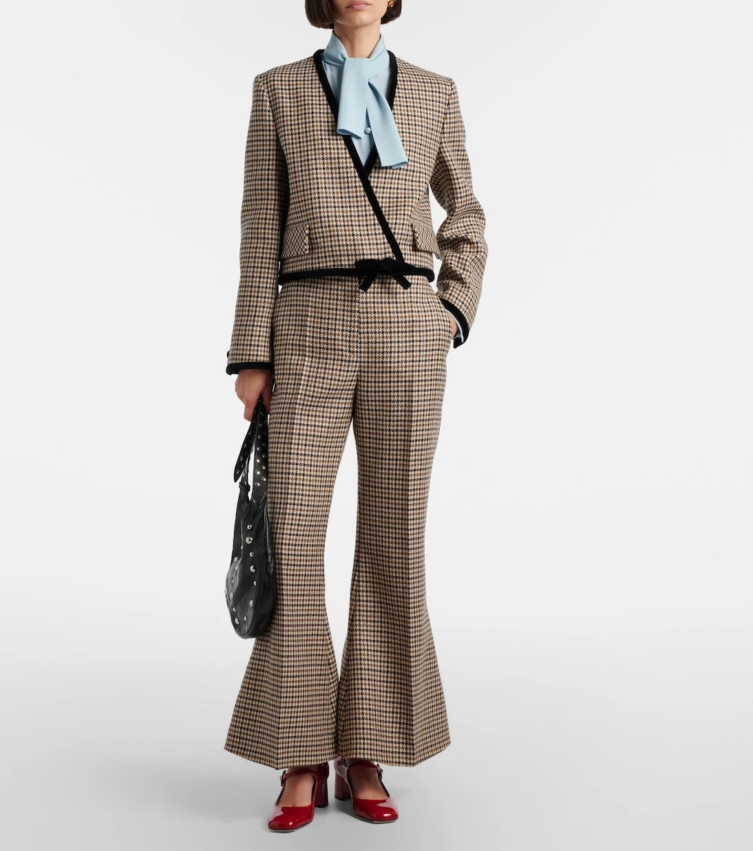 Valentino - Tie-neck silk crêpe de chine shirt