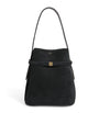 Toteme Black Suede Bucket Shoulder Bag