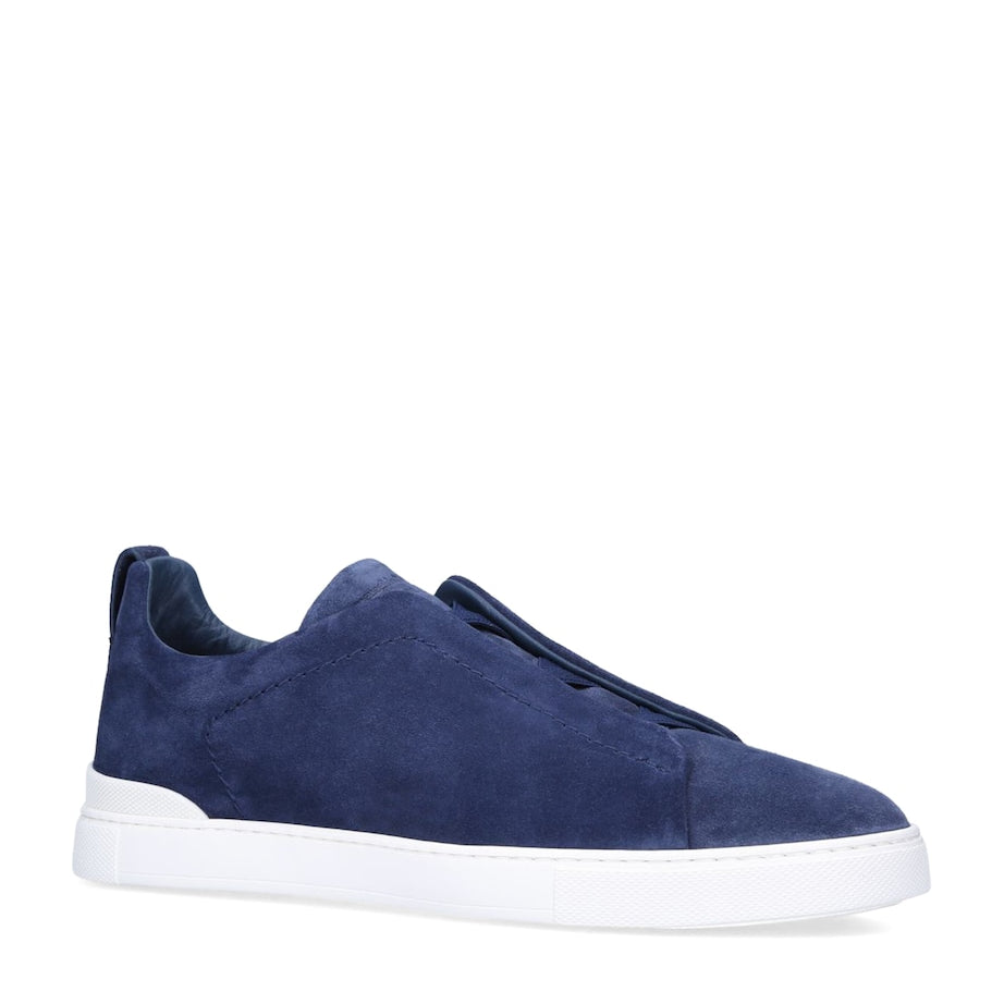 Suede Triple Stitch Sneakers